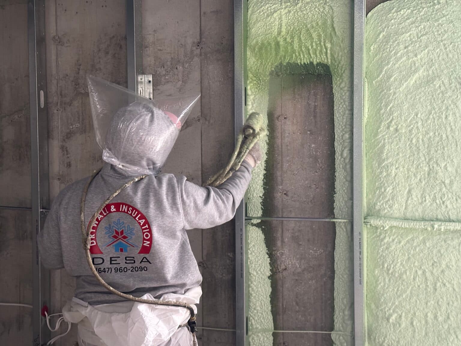 Professional insulation and construction work by DESA Foam