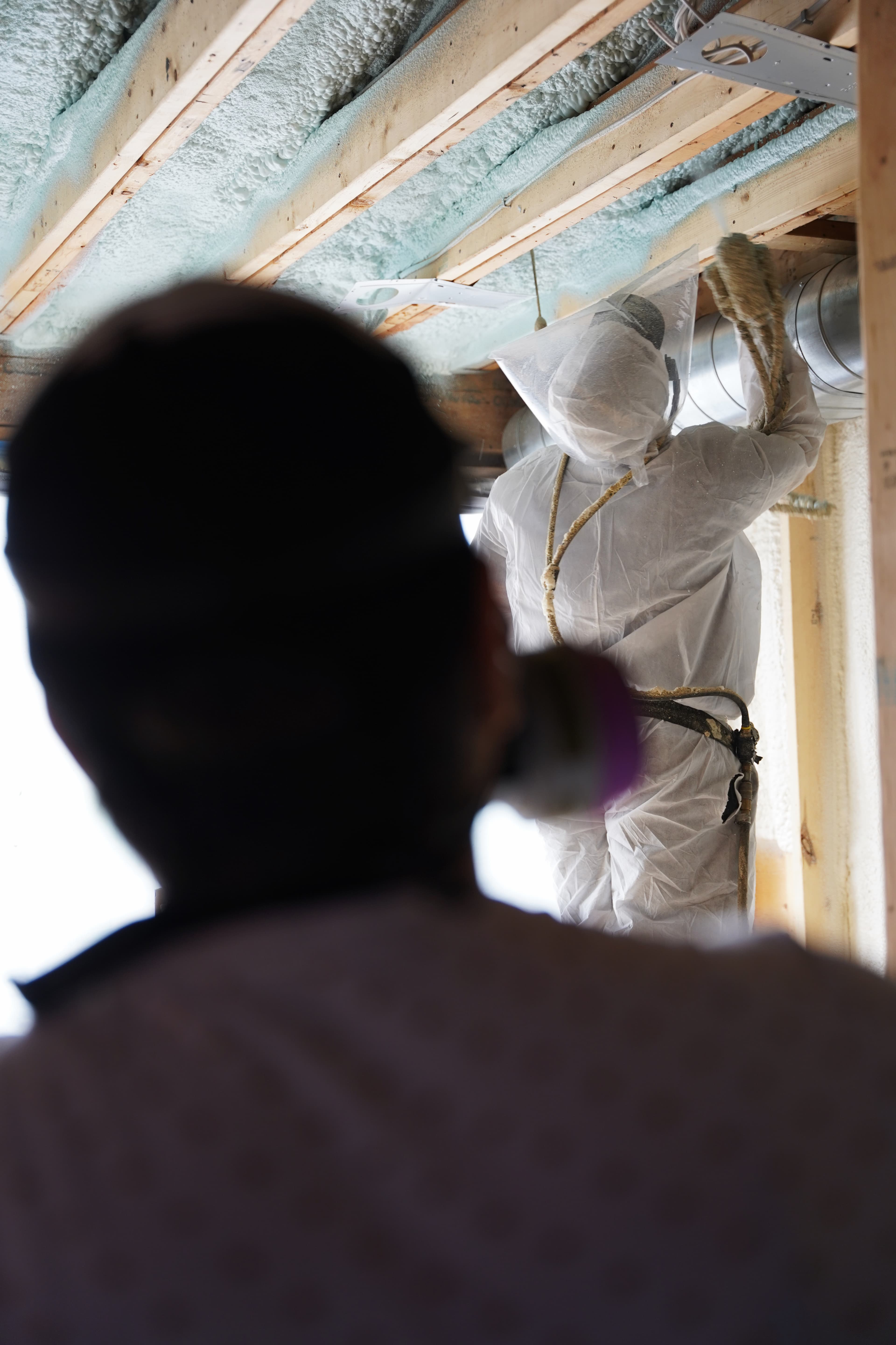 Spray Foam Ceiling Installation by DESA Foam Insulation