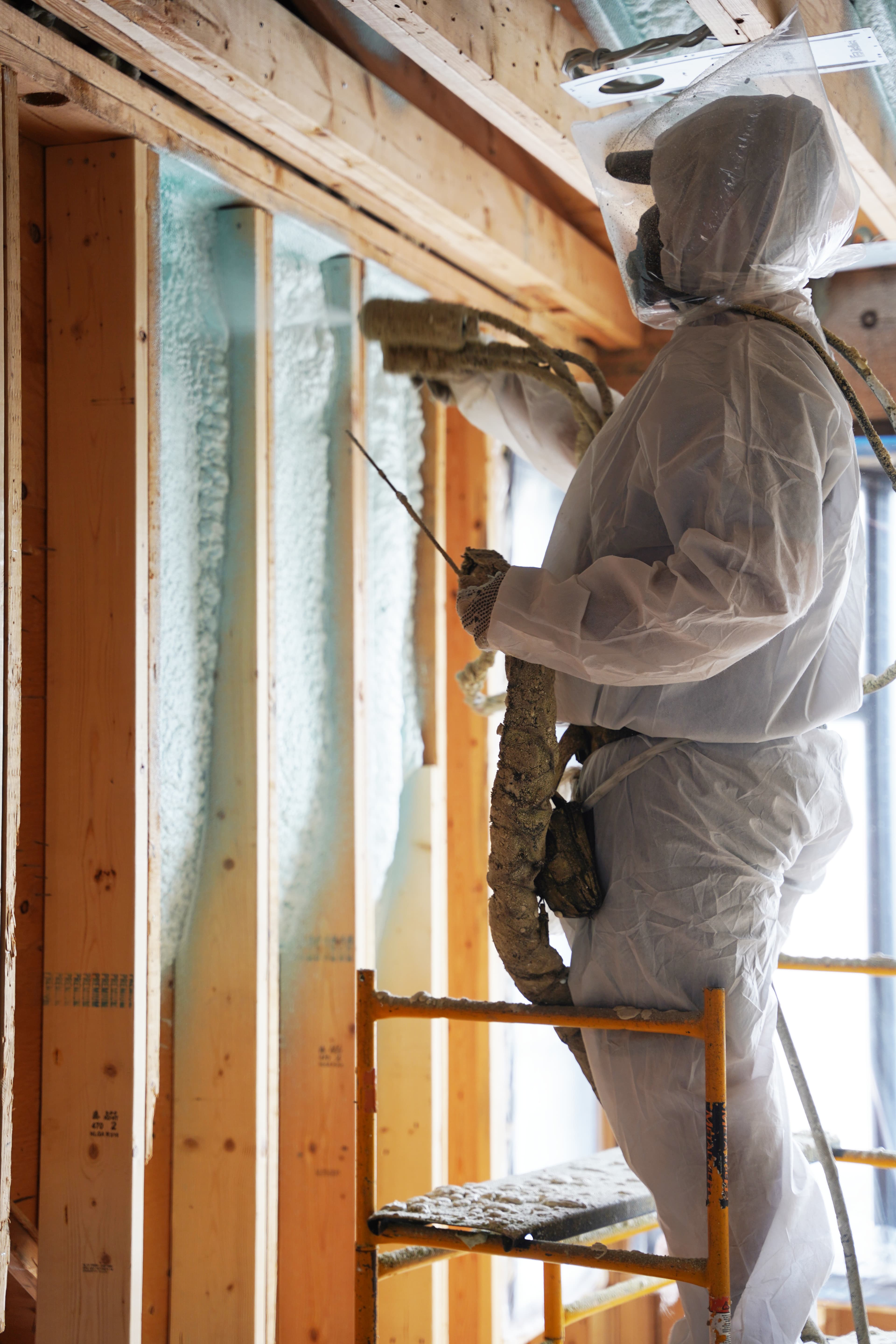 Spray Foam Wall Installation by DESA Foam Insulation